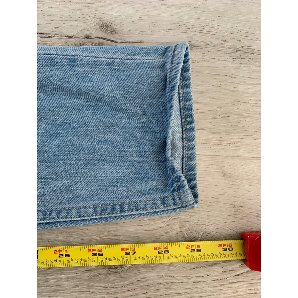 Levis Premium Denim Jumpsuit Light Wash Sleeveless Belted Utility XS Blue - Picture 11 of 11